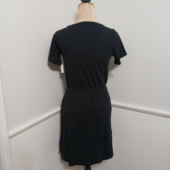 Amazon Essentials Womens Short Sleeve Elastic Waist T-Shirt Dress Black XS - Picture 7 of 9